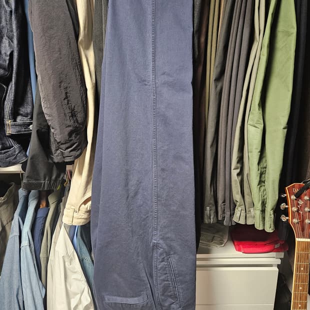 마이라이브러리 134 빈티지 치노 팬츠 블루 L 사이즈