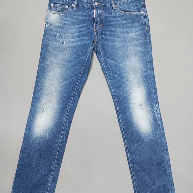 [36] 정품 디스퀘어드2 딘앤단 자수 슬림진 청바지