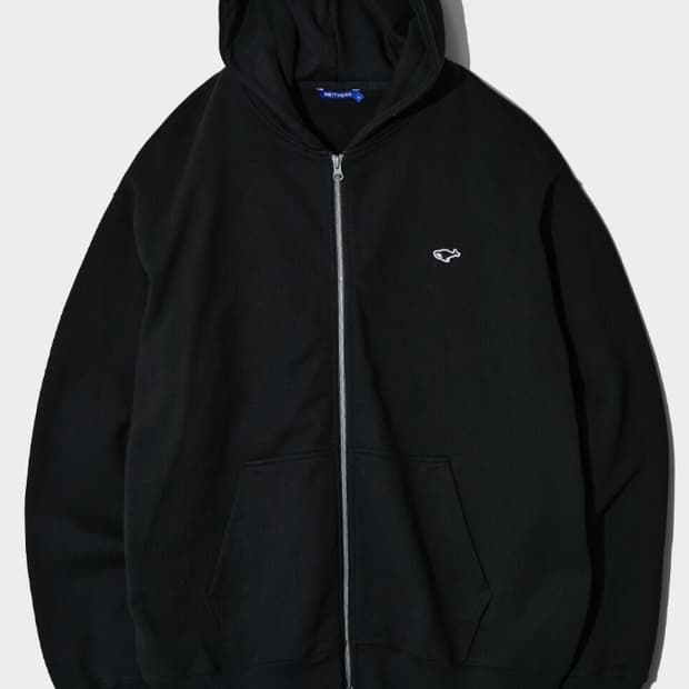 네이더스 후드집업 블랙 5