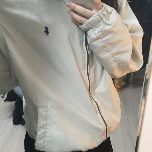 Polo 폴로 베이지 바람막이 집업