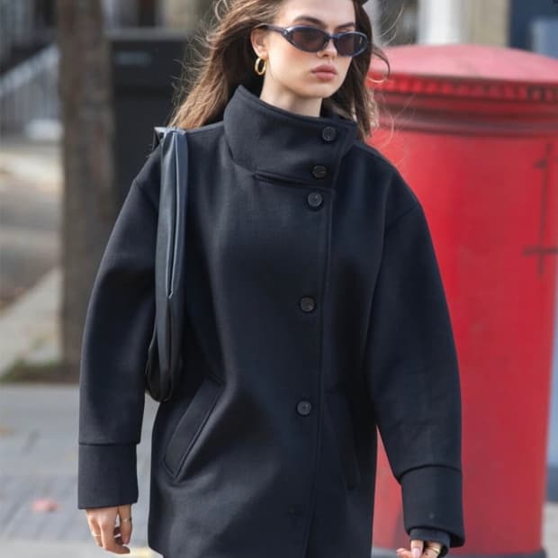 디망쉬 코트 블랙