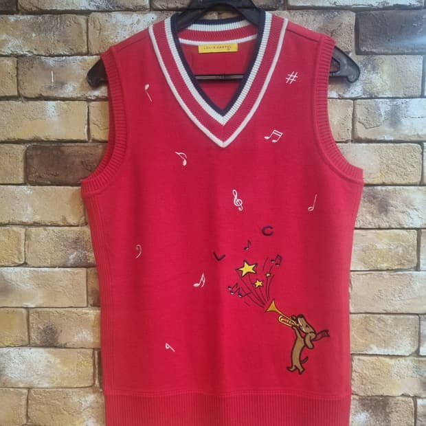 루이까스텔 니트 조끼 90사이즈