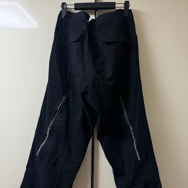 플라스틱프로덕트 웨이브 지퍼 팬츠 m