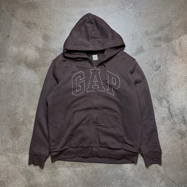 갭 기모 후드집업