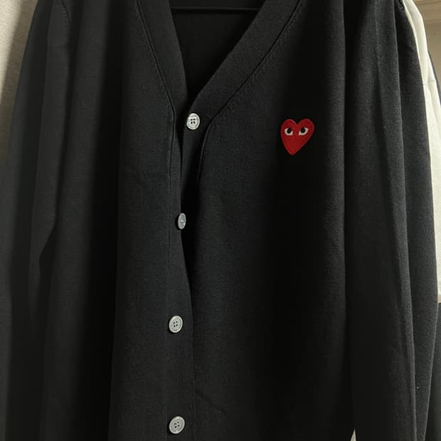 플레이 꼼데가르송 가디건