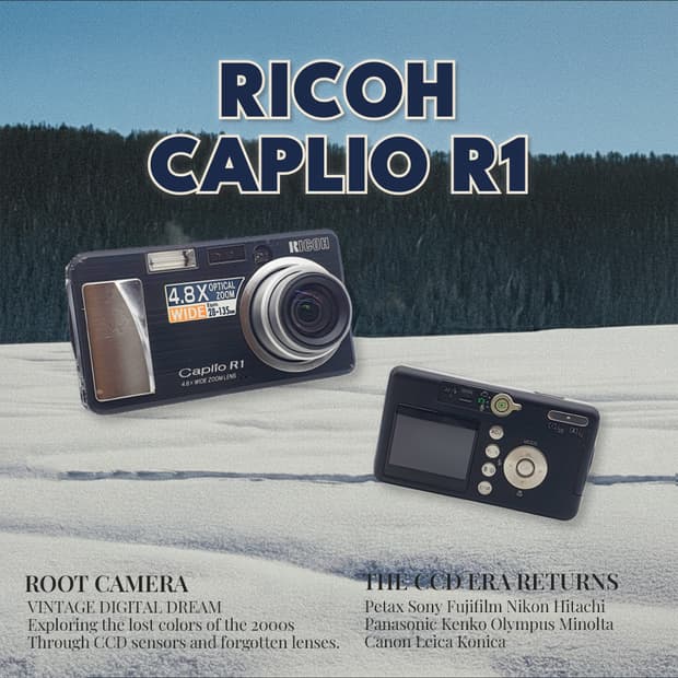 리코 카프리오 R1  메탈릭 블랙🖤  빈티지 디카 디지털카메라