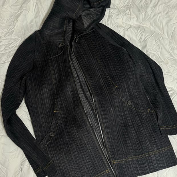 Issey Miyake Pleats Pleas hoodie jacket