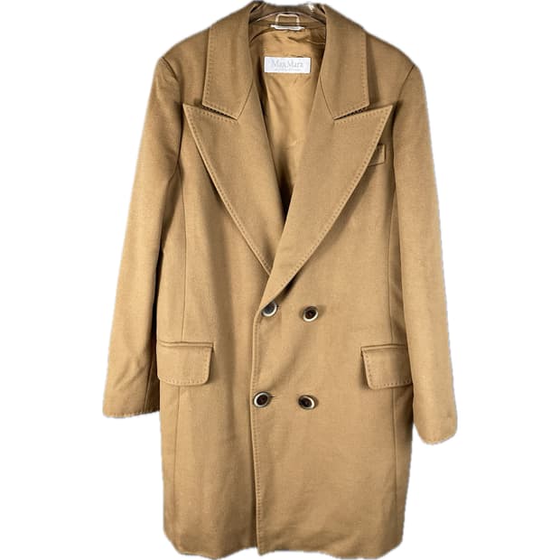  막스마라 코사 캐시미어 카멜 코트