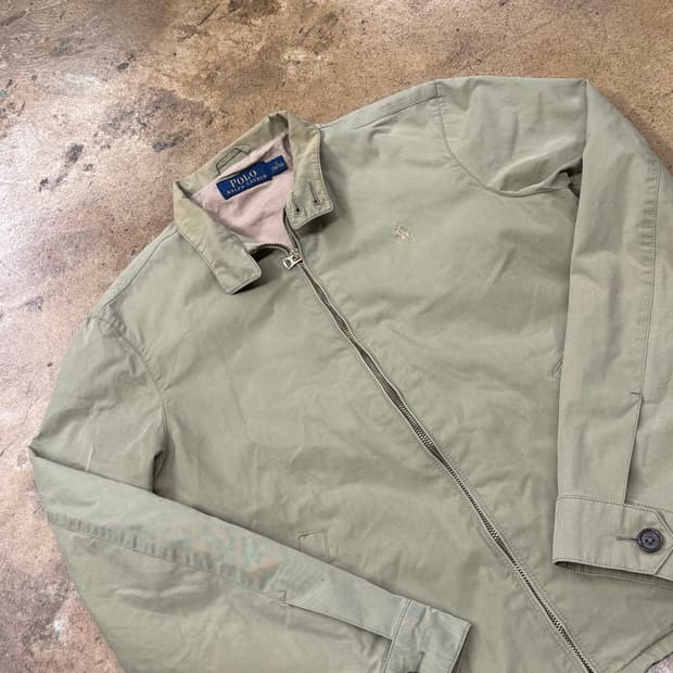 폴로 랄프로렌 카키 베이지 자켓