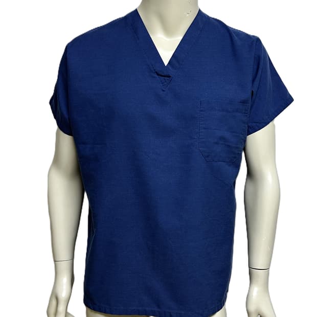 미국 미군 수술복 간호사 군의관 브이넥 반팔 티셔츠 (M)