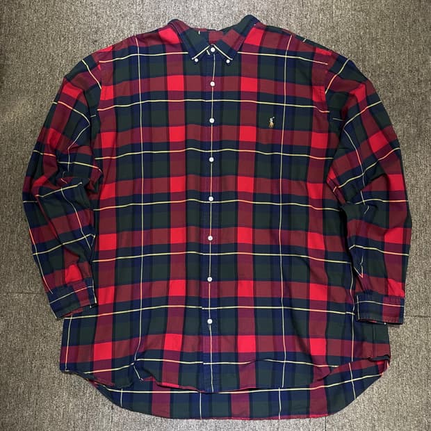 (4XL) POLO 폴로 랄프로렌 체크 셔츠