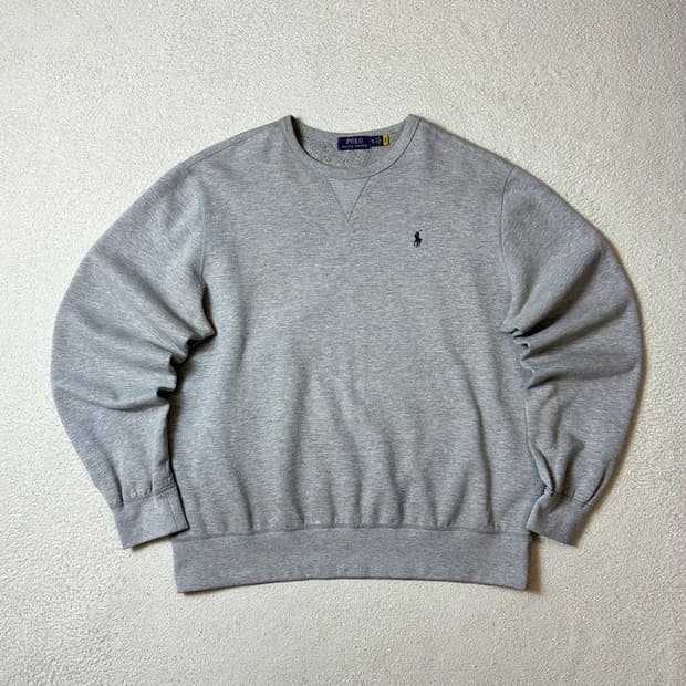 폴로 랄프로렌 로고 큐알 크루넥 맨투맨 PN7261