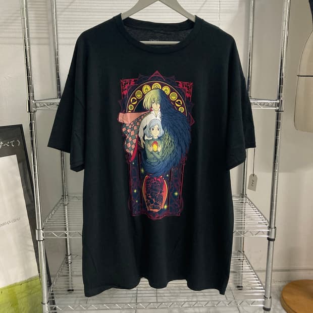 지브리 하울 오피셜 애니메이션 티셔츠