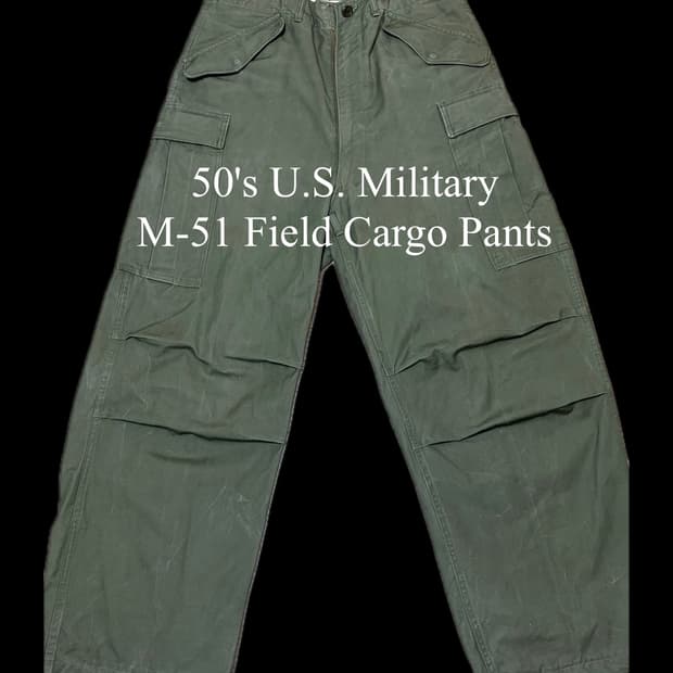 50's U.S Military M-51 Field Cargo Pants