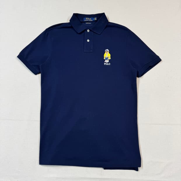 M) 폴로 랄프로렌 폴로베어 클래식 반팔 카라티 PK 네이비