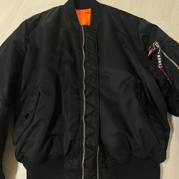 알파인더스트리 ma-1 마원 레귤러 L사이즈 판매합니다