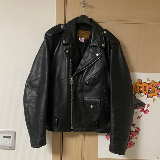 빈티지 라이더자켓