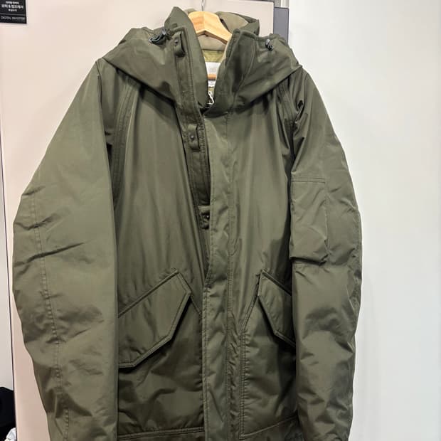 나나미카 다운코트 24fw 카키그린 사이즈xl 새상품