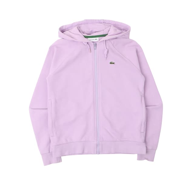 라코스테 라이트 퍼플 후드집업