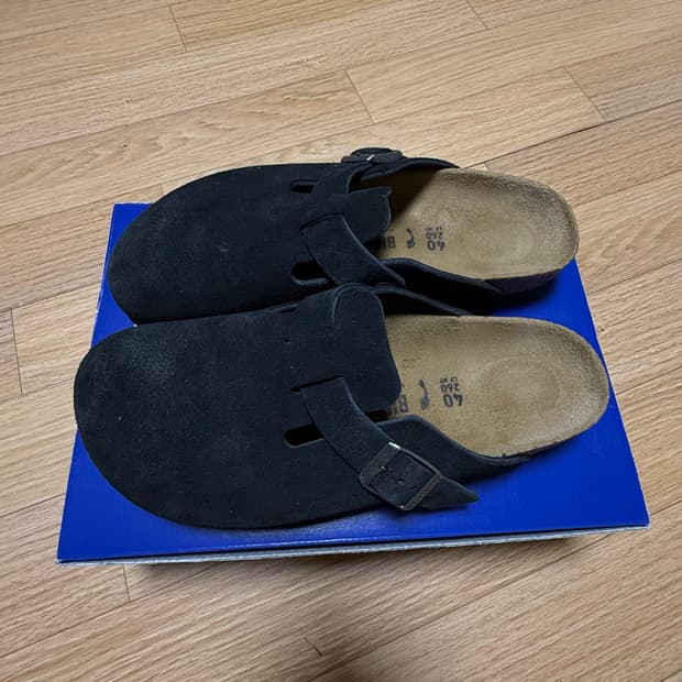 버켄스탁 260 내로우 블랙