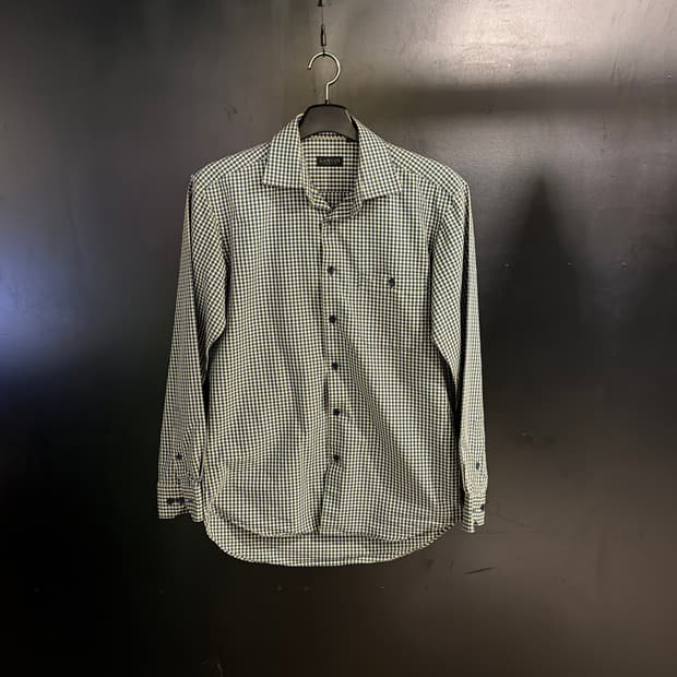 랑방 체크 셔츠