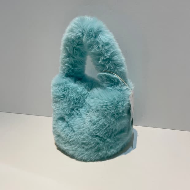 빈티지 미니 퍼 토트백 A1410