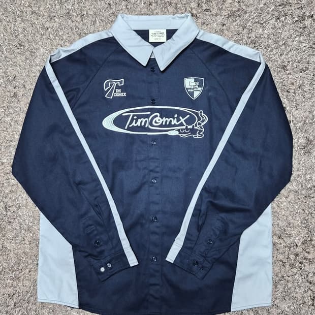 팀코믹스 네이비 셔츠 L