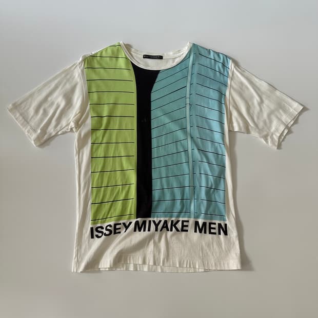 이세이미야케 issey miyake 로고 반팔 티셔츠