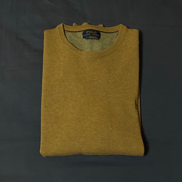 폴로 랄프로렌 카멜 니트 