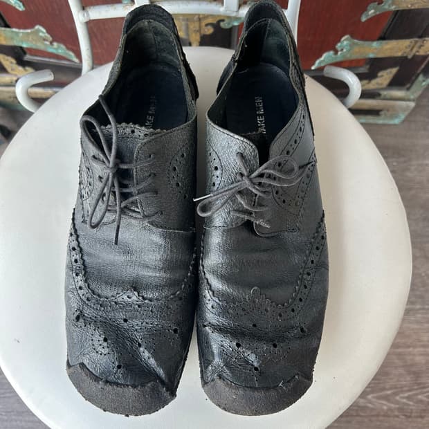 이세이 미야케 맨 돈피 브로그 더비 슈즈