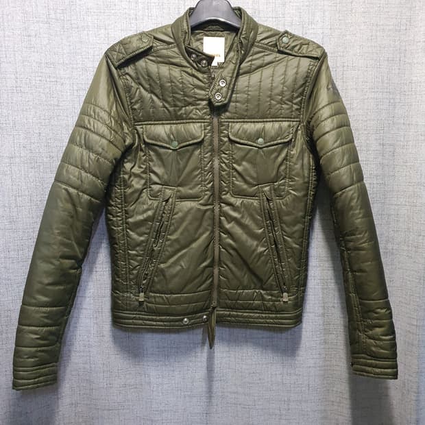 디젤 유틸리티 바이커 경량 패딩 자켓 