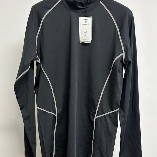 SUITFIT 기능성 쿨론티셔츠 블랙 XL