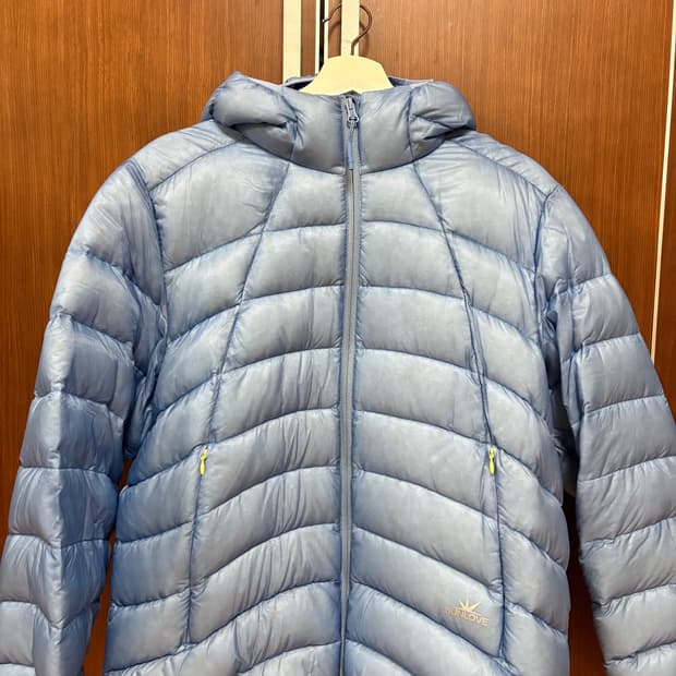 썬러브 경량패딩 라이트블루 L