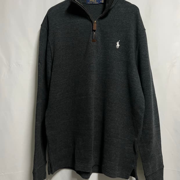 폴로 랄프 로렌  에스테이트 리브 쿼터 지퍼 풀오버