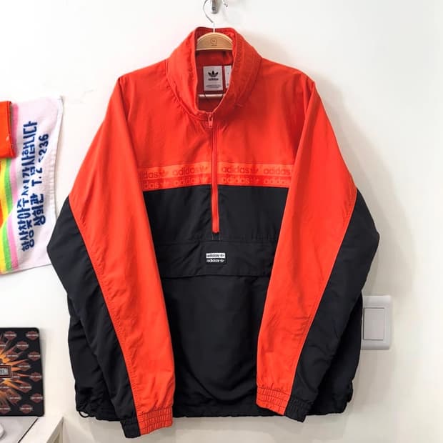 235. 아디다스 아노락 바람막이