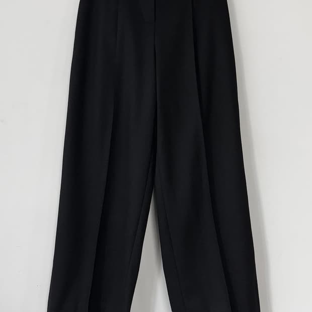 바네사브루노 아떼 백밴딩 울 팬츠