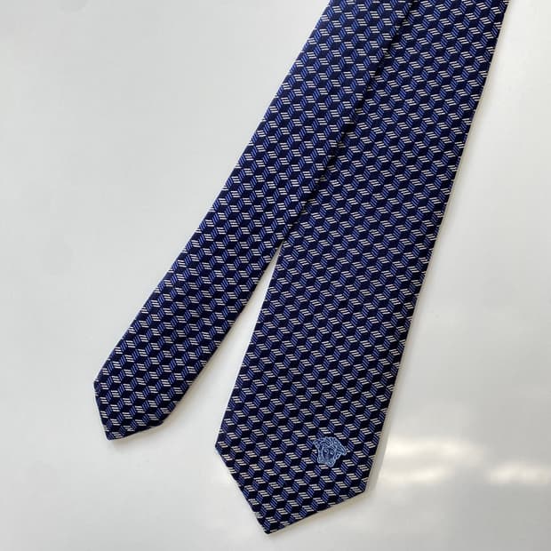 Gianni Versace 베르사체 심플로고 정품 명품넥타이7.8cm