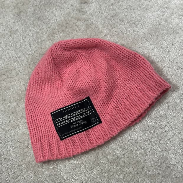 더오픈프로덕트 핑크 비니