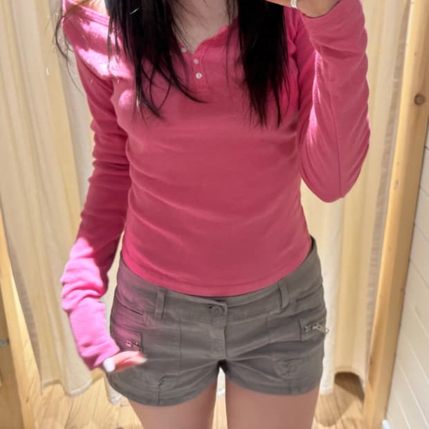 브랜디멜빌 카고 숏츠 카키 새상품