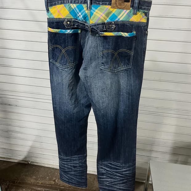 vtg cinch back baggy jean