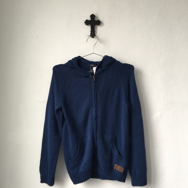 gap kids Knit hood zip up