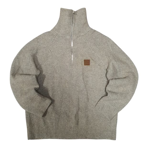 ✨ (바배) Lee 리 베이지 니트 반집업 