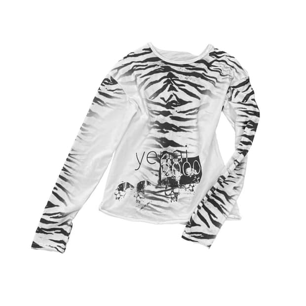 지브라 갸루 롱슬리브