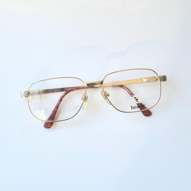 데드스탁 90'스타일 레트로사각 빈티지 안경테  482
