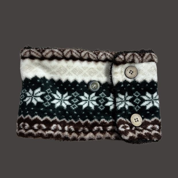 빈티지 노르딕 넥워머