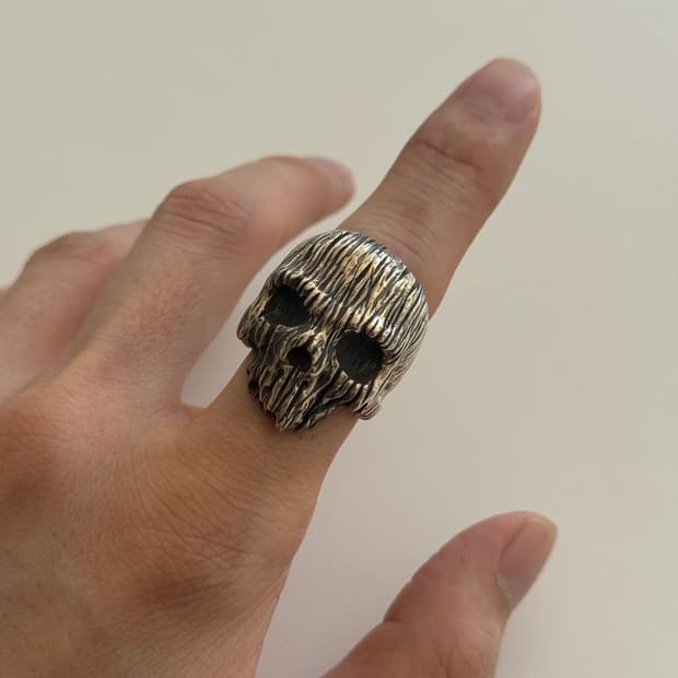 BIG SKULL RING 두개골 반지