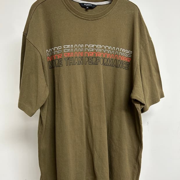 빈폴 스포츠 카키색 반팔 티셔츠 95