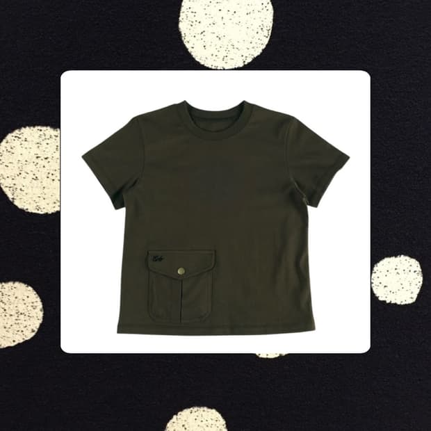 이알티알 Utility Pocket T-Shirt Khaki 반팔티 카키