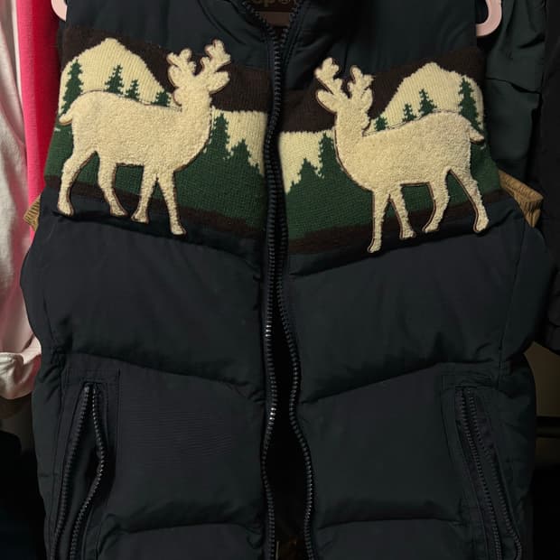 지프 노르딕 패딩조끼