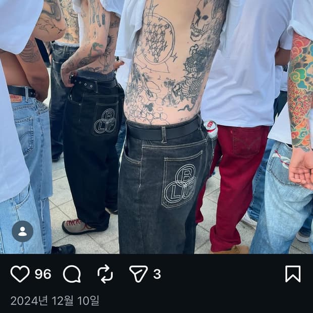 BoyLongFace BLF 데님 진  XL